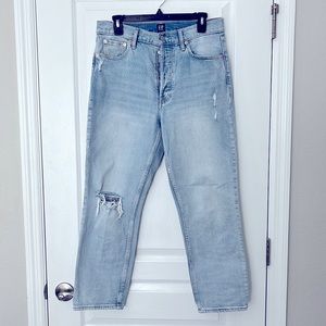 Gap High Rise Cheeky Straight Jeans